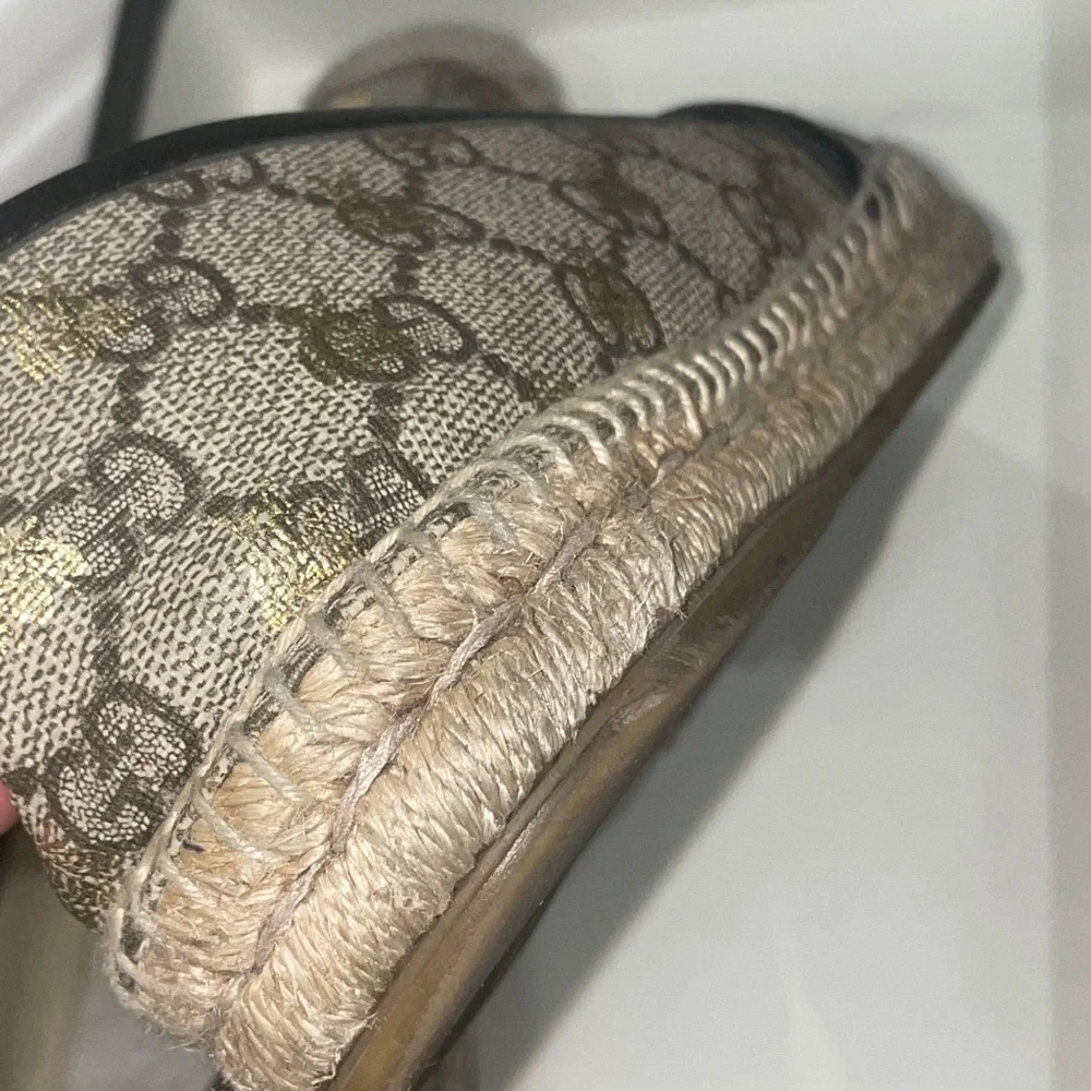 Gucci pilar GG Supreme Canvas Espadrille flats - Picture 6 of 10